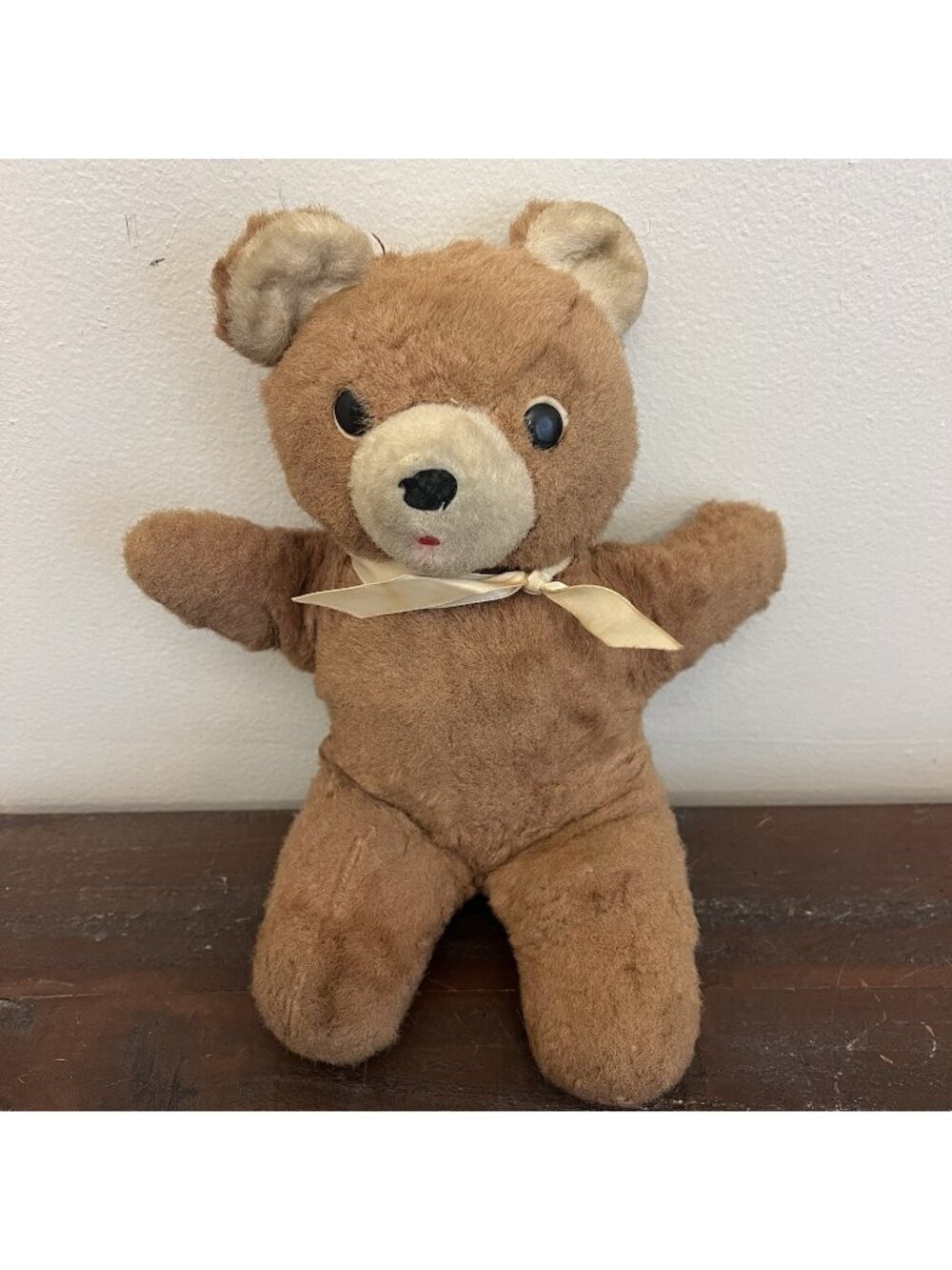 Vintage Bantam Toys Wind Up Musical Teddy Bear Plush Brown 12”